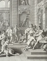 Ceremonias Incas observadas por los Caballeros de los Príncipes de la Sangre, de 